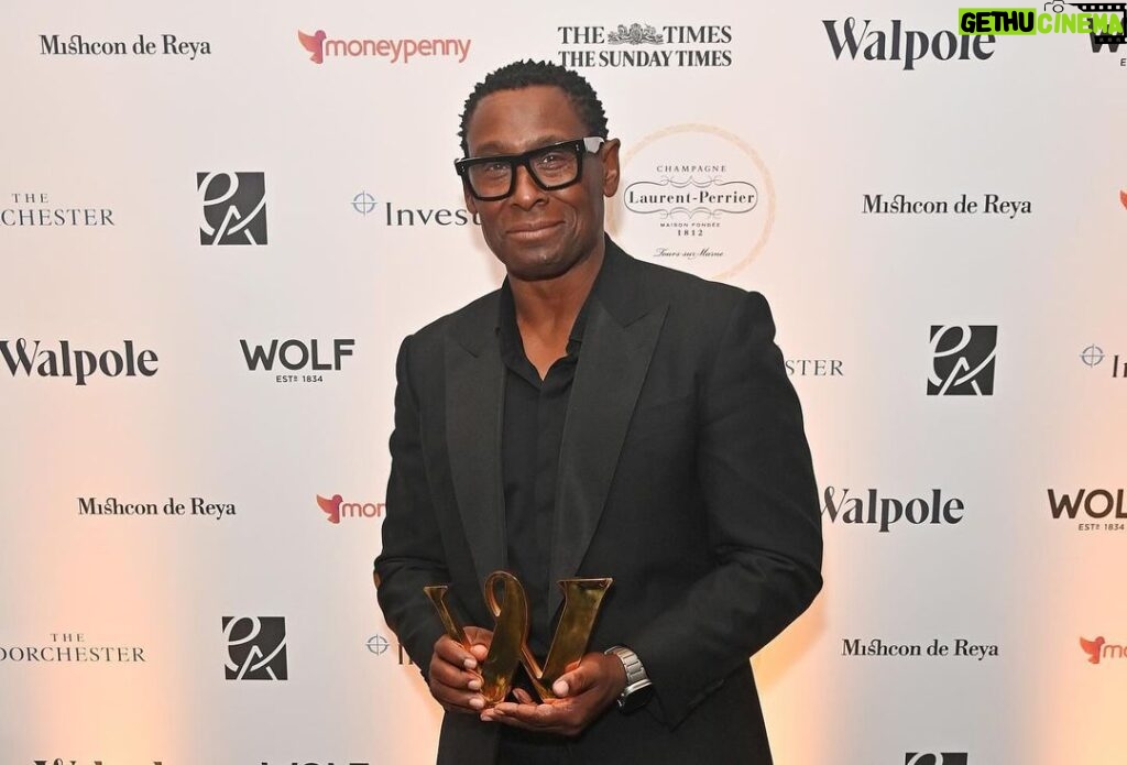 David Harewood Instagram - Thank you @sabinaharper and Malachi Kirby for this sneaky but wonderful surprise. Sat at a table of top talent @walpole_uk awards including @thelecky and @werucheopia who all looked fabulous. The whole night was 🔥🔥🔥 📸 DaveBennet