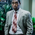 David Harewood Instagram - I'm loving these back to the 90's outfits on this film! #denhamjolly #intheblack