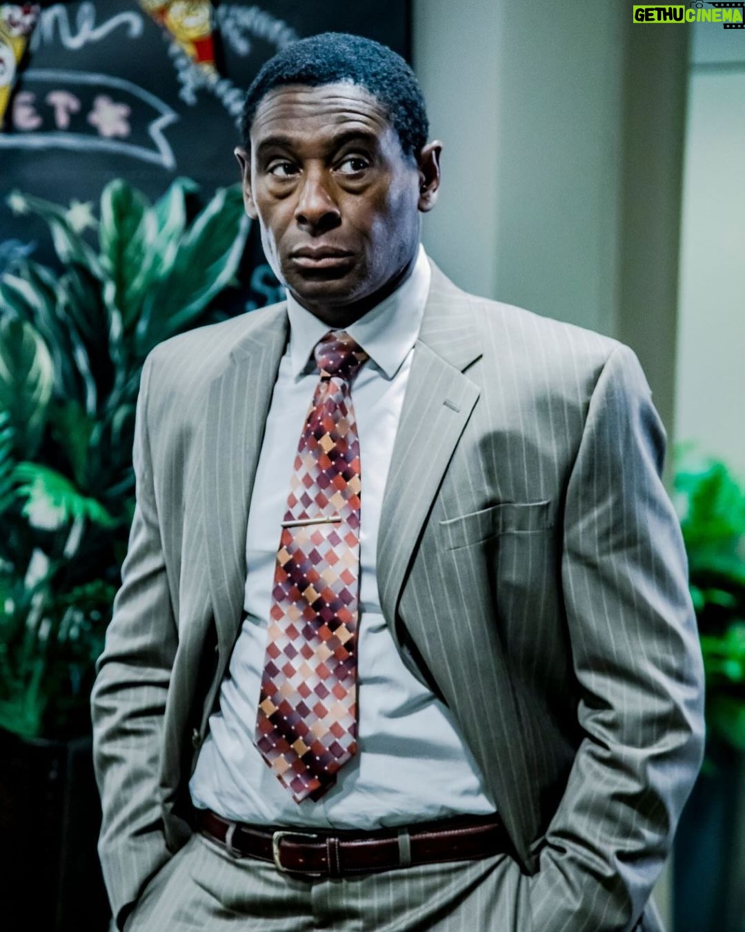 David Harewood Instagram - I'm loving these back to the 90's outfits on this film! #denhamjolly #intheblack