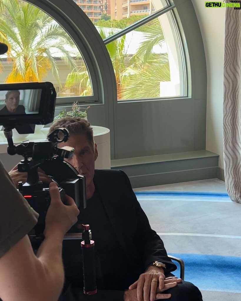 David Hasselhoff Instagram - Doing press for my new tv show Ze Network in Monte Carlo tv festival 😎 Monte-Carlo, Monaco