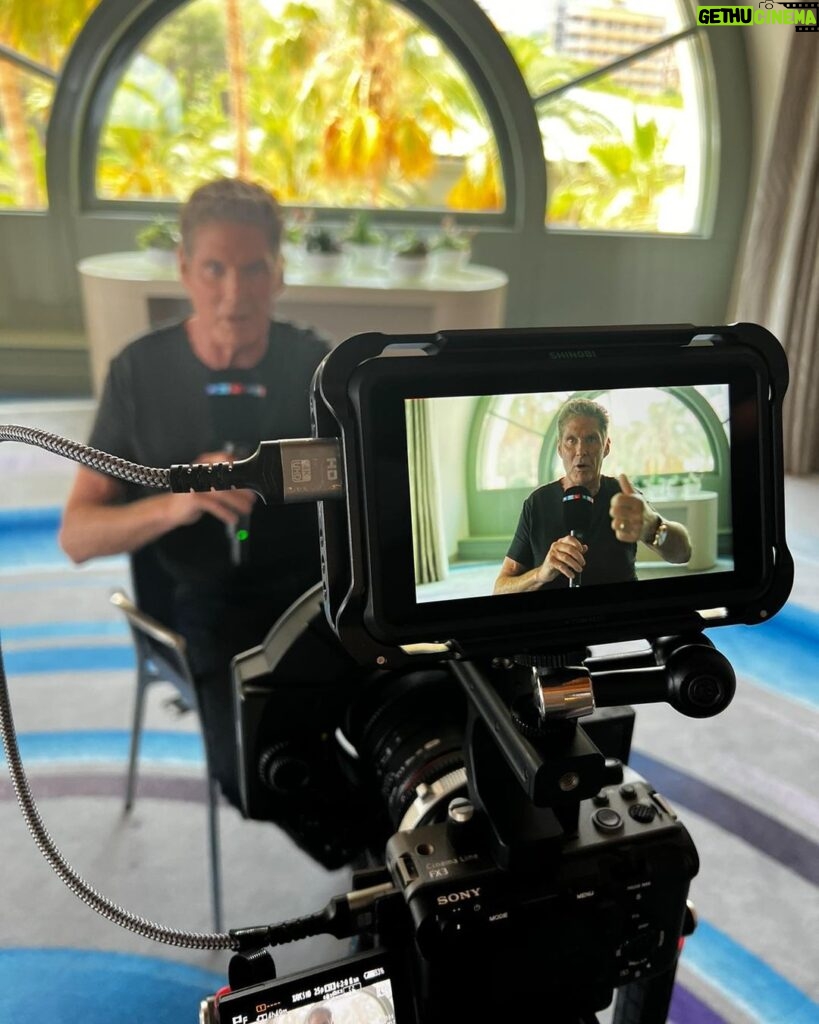 David Hasselhoff Instagram - Doing press for my new tv show Ze Network in Monte Carlo tv festival 😎 Monte-Carlo, Monaco