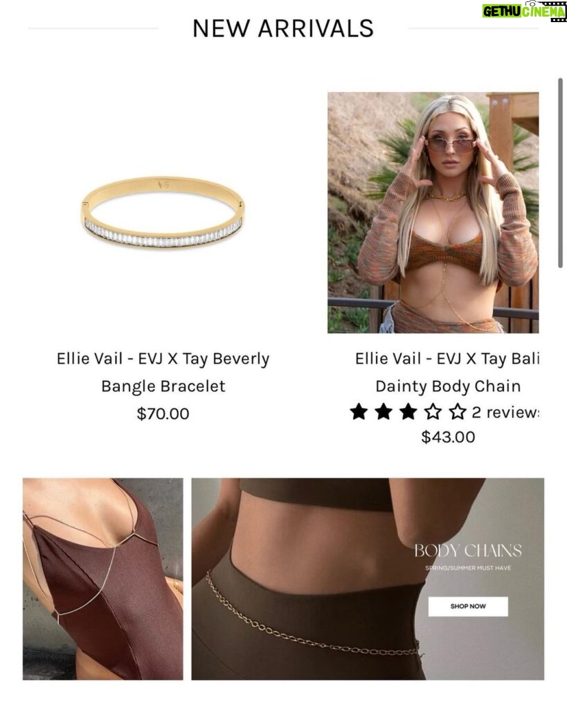 David Hasselhoff Instagram - Shop my daughter @tay incredible water resistant jewelry line, link in bio! #ellievailjewelry