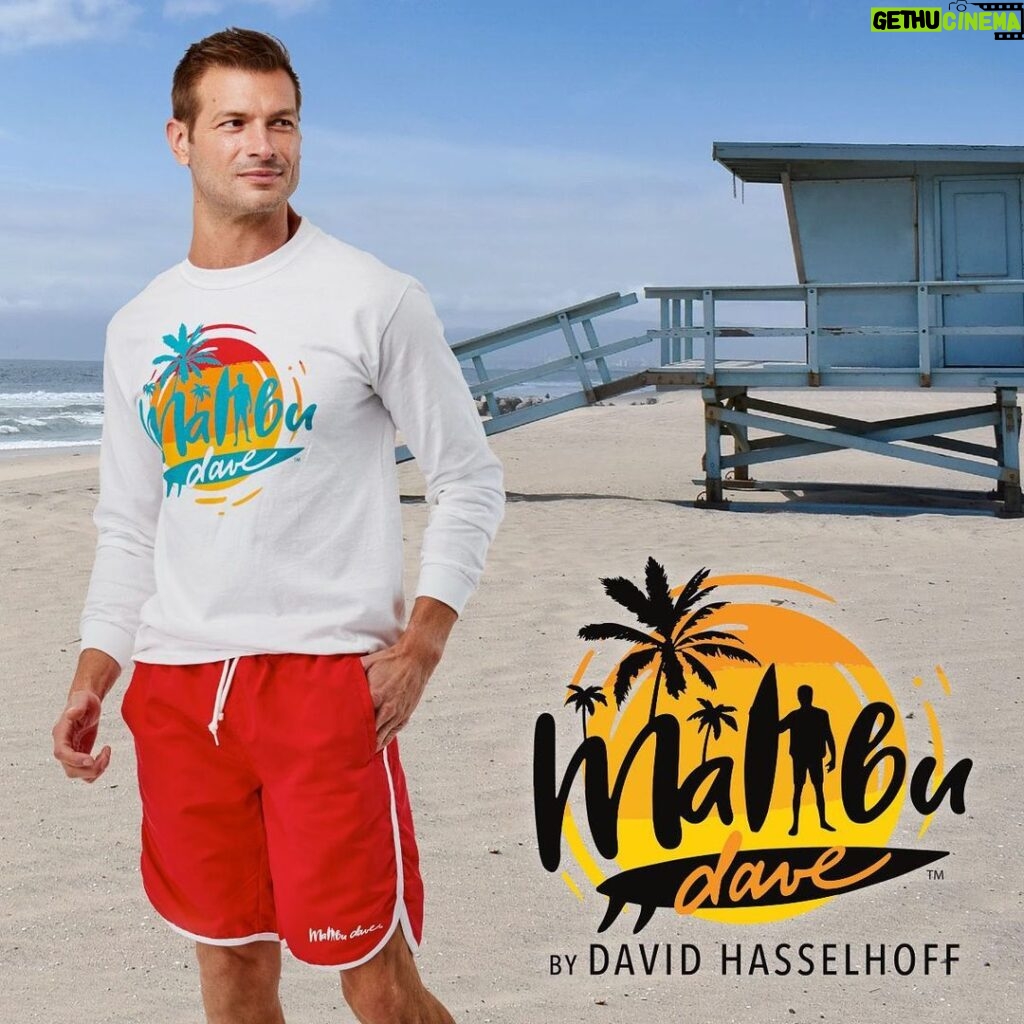 David Hasselhoff Instagram - Inspired by the sun-drenched shores of California, where fun is always in season, and relaxation never looked so good. I wanted to bring my positive vibes to a casual clothing line that’s part look, part outlook - a little bit of sunshine you can take from beach to bistro and everywhere in between. Malibu Dave Preview Set - Swim Trunks & Long Sleeve T-Shirt is now available @haulathon! For US residents you can find in-store at your local @Target and for international shoppers you can order from Haulathon.com! Link in bio! #Haulathon #MalibuDave
