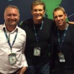 David Hasselhoff Instagram – I was honored to be pitched to by one of the greatest bowlers of all time in the Ashes match. It was a moment I’m never forget and he was a super cool guy each time I met him! @shanewarne23 goodbye Warnie I will see you again I’m sure!