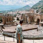 David Lim Instagram - Getting lost in the streets of Sicily. 🌺🪴🏛️🇮🇹 #taormina #sicily #amoremio Taormina, Sicily