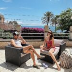 David Lim Instagram - There’s just something about waking up seaside in Italy. ☕️🏝️🇮🇹 #taormina #sicily #buongiorno Mazzarò, Taormina