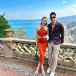 David Lim Instagram – Touch down in Taormina! 🌶️🛵🇮🇹 #taormina #sicily #ciao Taormina, Sicily