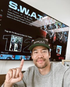 David Lim Instagram - Bubble show. Moved to the death slot. Cancelled. Uncancelled. And now the #1 show on @netflix. Hollywood loves a good underdog story! Keep streaming, fam. The show only gets better and better with each season! #SWAT #netflix #number1