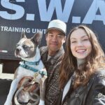 David Lim Instagram – Last day on set. 🖤 #rollswat Los Angeles, California