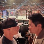 David Lim Instagram – Ringside for the return of the GOAT and an awesome weekend in Vegas with my #SWAT brother @odievgallop! 👊🏽💥🎰 #ufc285 #vegasbaby #rollswat Las Vegas, Nevada