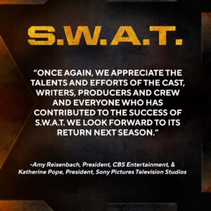 David Lim Instagram - Live to fight another day. The resilience of this show and our fans was on full display this past weekend. Getting cancelled on Friday and un-cancelled on Monday brought a whirlwind of emotions for all of us, as we’ve poured our hearts and souls into #SWAT for six amazing seasons. Even after the news of cancellation, it didn’t feel like it was over just yet. 

Thank you @sptv @cbstv and the entire @swatcbs fam for letting us give the show and our characters a proper send-off. And shout out to our fearless leader @shemarfmoore for always fighting for what’s right. 

SWAT. SEASON 7. THE LAST DANCE. LET’S GO!!! 🖐🏽✌🏽💥
