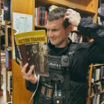 David Lim Instagram – Behind the scenes from last night’s @swatcbs, and probably the last time they let us film in a bookstore… 📚🤓🤫 #SWAT