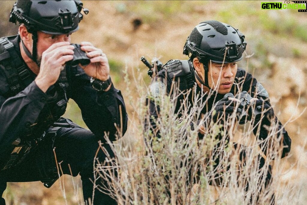 David Lim Instagram - “I’m lucky to be part of this team…” Stills from last night’s action-packed @swatcbs! 👊🏽💥 And a special shout out to our director @olmospix for letting me shadow him on this episode! 🎞️ #SWAT 📷 @davinophotostudio Los Angeles, California