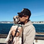 David Lim Instagram – Enough with the kisses, Dad… I’m an adult now! 

Our boy @milesinla turned 4 so naturally we had to take him to his favorite place. 🐶⛱️🌊🎉