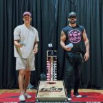 David Lim Instagram - Getting my bro @shemarfmoore ready to throw down at SuperHole IV at the @americancornholeleague World Championships tomorrow on ESPN! Just a little word to the competition: We’re SWAT. We don’t miss. 😎🕳️🦅 Rock Hill, South Carolina