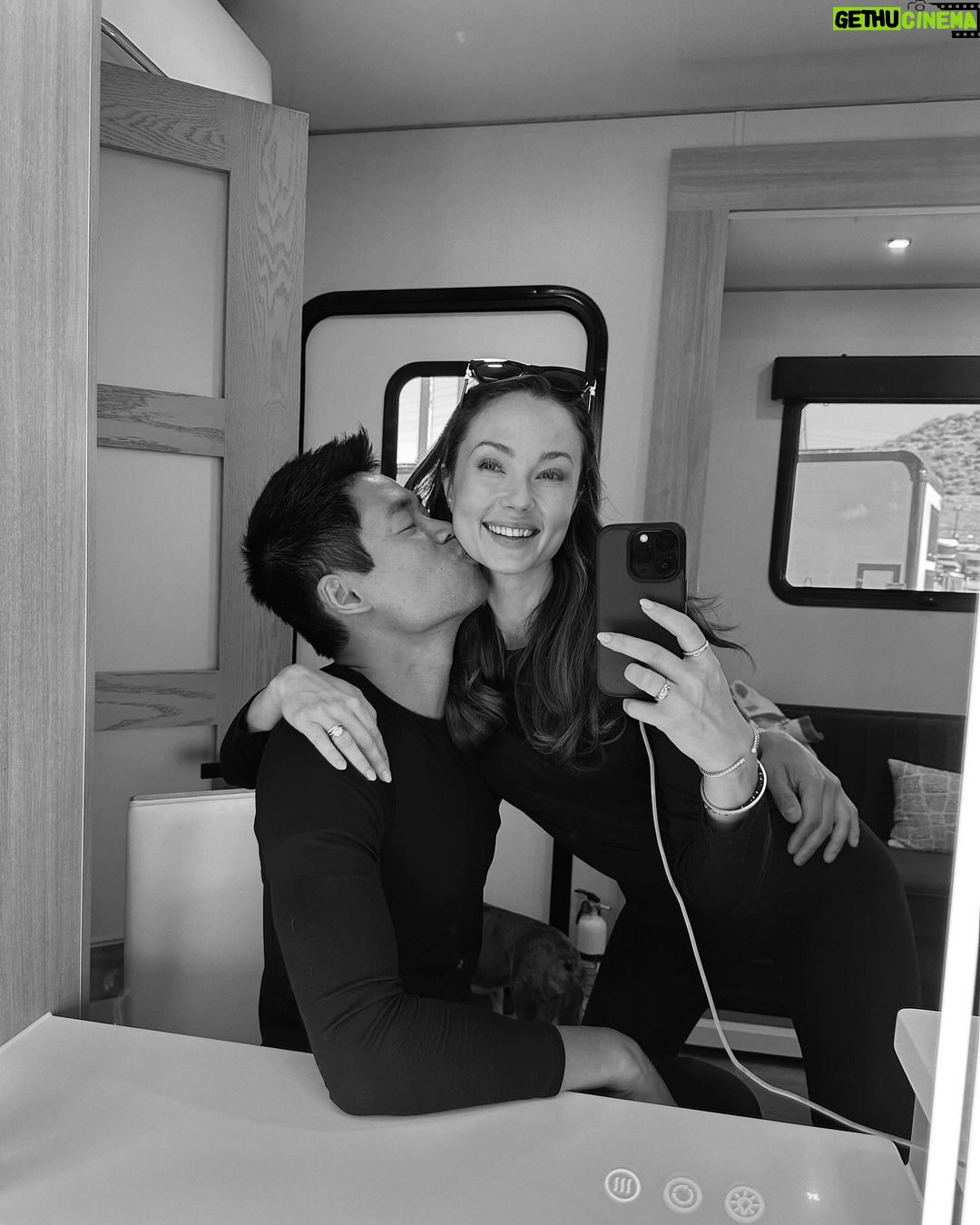 David Lim Instagram - Every love story is beautiful, but ours is my favorite. Happy Valentine’s Day to my gorgeous wife, my rock, and my forever Valentine! Cheers to all the adventures ahead. 💕🌹🥰