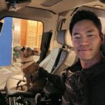 David Lim Instagram - Night shoot with my boy @milesinla. 🎥🐰 Subjective listening, tires quickly, and tends to gloss over his lines, but still a great scene partner. 😆 #swat #rufflife