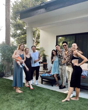 David Lim Instagram - Backyard shenanigans with a few of my favorite people! 🥳