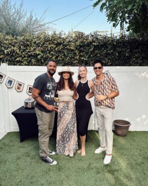 David Lim Instagram - Backyard shenanigans with a few of my favorite people! 🥳