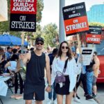 David Lim Instagram - Strength in numbers. The @swatcbs fam showed out on the picket lines! Give the writers and actors a fair deal, and let’s get back to work. 💥🪧💪🏽 #SAGAFTRAstrong #WGAstrong #rollswat Radford Studio Center