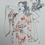 David Mack Instagram - New #Watercolors & Ink #Japan #Psylocke Modeled by @ComicKairi Original art & prints of my work are available at @kirbyscomicart . My new art book: THE MARVEL ART OF DAVID MACK ships soon! @CLoverpress I'm signing at @emeraldcitycomiccon #Seattle. DC for @awesomecons , & @wondercon in March. With ORIGINAL ART My creation of ECHO is #1 on Disney+ & Hulu MARVEL Assembled: The Making of ECHO out today. I was interviewed with @VincentDOnofrio about #ECHO & #Daredevil. Interview out now. In my story I shared the interview of @AlaquaCox on the Tonight show! I taught at the School for the Deaf in Africa, Asia, & Europe, in my work for the US State Dept, and the students love Echo all around the world. And now to see Echo embraced so personally here & on mainstream TV is moving. A heartfelt thank you to the cast & creators of the ECHO @Disney+ series, @AlaquaCox @sydneyfreeland @mariondayre @zahnmcclarnon @shoshannah7 #DarnellBesaw & all that I met & have yet to meet, for putting such heartfelt effort & thoughtfulness into this story & character & world. Sharing my watercolor art in honor of ECHO, including young Maya played by Darnell Besaw, Video at the ECHO premiere with the cast & creators. Legendary @VincentDOnofrio graciously telling the press that I created Echo & helped with his Kingpin performance on #Daredevil. Wonderful to view the Echo series with my co-creator & collaborators on that first story, @JoeQuesada, & @JimmyPalmiotti, (who also hired me to write Daredevil back then- 25 years ago, & on) & editor Nanci Q, @AmandaConner, & @ComicKairi, who filmed this moment & so many other photos & videos I will share with you here. I hope you enjoy the ECHO show. You can find my original art work at @KirbysComicArt