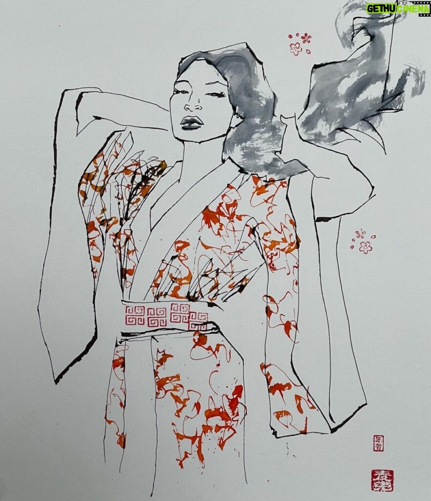 David Mack Instagram - New #Watercolors & Ink #Japan #Psylocke Modeled by @ComicKairi Original art & prints of my work are available at @kirbyscomicart . My new art book: THE MARVEL ART OF DAVID MACK ships soon! @CLoverpress I'm signing at @emeraldcitycomiccon #Seattle. DC for @awesomecons , & @wondercon in March. With ORIGINAL ART My creation of ECHO is #1 on Disney+ & Hulu MARVEL Assembled: The Making of ECHO out today. I was interviewed with @VincentDOnofrio about #ECHO & #Daredevil. Interview out now. In my story I shared the interview of @AlaquaCox on the Tonight show! I taught at the School for the Deaf in Africa, Asia, & Europe, in my work for the US State Dept, and the students love Echo all around the world. And now to see Echo embraced so personally here & on mainstream TV is moving. A heartfelt thank you to the cast & creators of the ECHO @Disney+ series, @AlaquaCox @sydneyfreeland @mariondayre @zahnmcclarnon @shoshannah7 #DarnellBesaw & all that I met & have yet to meet, for putting such heartfelt effort & thoughtfulness into this story & character & world. Sharing my watercolor art in honor of ECHO, including young Maya played by Darnell Besaw, Video at the ECHO premiere with the cast & creators. Legendary @VincentDOnofrio graciously telling the press that I created Echo & helped with his Kingpin performance on #Daredevil. Wonderful to view the Echo series with my co-creator & collaborators on that first story, @JoeQuesada, & @JimmyPalmiotti, (who also hired me to write Daredevil back then- 25 years ago, & on) & editor Nanci Q, @AmandaConner, & @ComicKairi, who filmed this moment & so many other photos & videos I will share with you here. I hope you enjoy the ECHO show. You can find my original art work at @KirbysComicArt