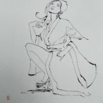 David Mack Instagram - New #Watercolors & Ink #Japan #Psylocke Modeled by @ComicKairi Original art & prints of my work are available at @kirbyscomicart . My new art book: THE MARVEL ART OF DAVID MACK ships soon! @CLoverpress I'm signing at @emeraldcitycomiccon #Seattle. DC for @awesomecons , & @wondercon in March. With ORIGINAL ART My creation of ECHO is #1 on Disney+ & Hulu MARVEL Assembled: The Making of ECHO out today. I was interviewed with @VincentDOnofrio about #ECHO & #Daredevil. Interview out now. In my story I shared the interview of @AlaquaCox on the Tonight show! I taught at the School for the Deaf in Africa, Asia, & Europe, in my work for the US State Dept, and the students love Echo all around the world. And now to see Echo embraced so personally here & on mainstream TV is moving. A heartfelt thank you to the cast & creators of the ECHO @Disney+ series, @AlaquaCox @sydneyfreeland @mariondayre @zahnmcclarnon @shoshannah7 #DarnellBesaw & all that I met & have yet to meet, for putting such heartfelt effort & thoughtfulness into this story & character & world. Sharing my watercolor art in honor of ECHO, including young Maya played by Darnell Besaw, Video at the ECHO premiere with the cast & creators. Legendary @VincentDOnofrio graciously telling the press that I created Echo & helped with his Kingpin performance on #Daredevil. Wonderful to view the Echo series with my co-creator & collaborators on that first story, @JoeQuesada, & @JimmyPalmiotti, (who also hired me to write Daredevil back then- 25 years ago, & on) & editor Nanci Q, @AmandaConner, & @ComicKairi, who filmed this moment & so many other photos & videos I will share with you here. I hope you enjoy the ECHO show. You can find my original art work at @KirbysComicArt