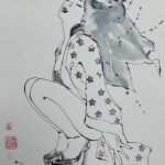 David Mack Instagram - New #Watercolors & Ink #Japan #Psylocke Modeled by @ComicKairi Original art & prints of my work are available at @kirbyscomicart . My new art book: THE MARVEL ART OF DAVID MACK ships soon! @CLoverpress I'm signing at @emeraldcitycomiccon #Seattle. DC for @awesomecons , & @wondercon in March. With ORIGINAL ART My creation of ECHO is #1 on Disney+ & Hulu MARVEL Assembled: The Making of ECHO out today. I was interviewed with @VincentDOnofrio about #ECHO & #Daredevil. Interview out now. In my story I shared the interview of @AlaquaCox on the Tonight show! I taught at the School for the Deaf in Africa, Asia, & Europe, in my work for the US State Dept, and the students love Echo all around the world. And now to see Echo embraced so personally here & on mainstream TV is moving. A heartfelt thank you to the cast & creators of the ECHO @Disney+ series, @AlaquaCox @sydneyfreeland @mariondayre @zahnmcclarnon @shoshannah7 #DarnellBesaw & all that I met & have yet to meet, for putting such heartfelt effort & thoughtfulness into this story & character & world. Sharing my watercolor art in honor of ECHO, including young Maya played by Darnell Besaw, Video at the ECHO premiere with the cast & creators. Legendary @VincentDOnofrio graciously telling the press that I created Echo & helped with his Kingpin performance on #Daredevil. Wonderful to view the Echo series with my co-creator & collaborators on that first story, @JoeQuesada, & @JimmyPalmiotti, (who also hired me to write Daredevil back then- 25 years ago, & on) & editor Nanci Q, @AmandaConner, & @ComicKairi, who filmed this moment & so many other photos & videos I will share with you here. I hope you enjoy the ECHO show. You can find my original art work at @KirbysComicArt