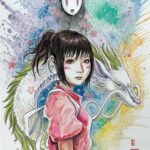 David Mack Instagram - Happy New Year! 🎆🎇 Following the best selling Princess Mononoke giclée print, @davidmackkabuki’s Studio Ghibli Collection continues to kick off the new year, featuring art from Spirited Away! Order both now, while stock lasts: https://kirbyscomicartshop.com/collections/david-mack-fine-art-prints #kirbyscomicart #davidmack #spiritedaway #studioghibli #noface #spiritedawayart #spiritedawaychihiro #chihiro #originalart #comicartfans #comicartist #comicart #artoninstagram