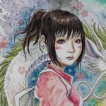 David Mack Instagram - Happy New Year! My new #SpiritedAway giclée print. A companion piece to my #PrincessMononoke print. Order both at @KirbysComicArt (while stock lasts). Link in my BIO & order the #NeilGaiman #NewYearsWish prints at neverwear.net! My creation of ECHO on Disney+ Jan 9! Video of my work (In #Japanese subtitles) from ライブドローイングイベント & Tokyo Comic Con here: https://vimeo.com/871158301