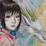David Mack Instagram - Happy New Year! My new #SpiritedAway giclée print. A companion piece to my #PrincessMononoke print. Order both at @KirbysComicArt (while stock lasts). Link in my BIO & order the #NeilGaiman #NewYearsWish prints at neverwear.net! My creation of ECHO on Disney+ Jan 9! Video of my work (In #Japanese subtitles) from ライブドローイングイベント & Tokyo Comic Con here: https://vimeo.com/871158301