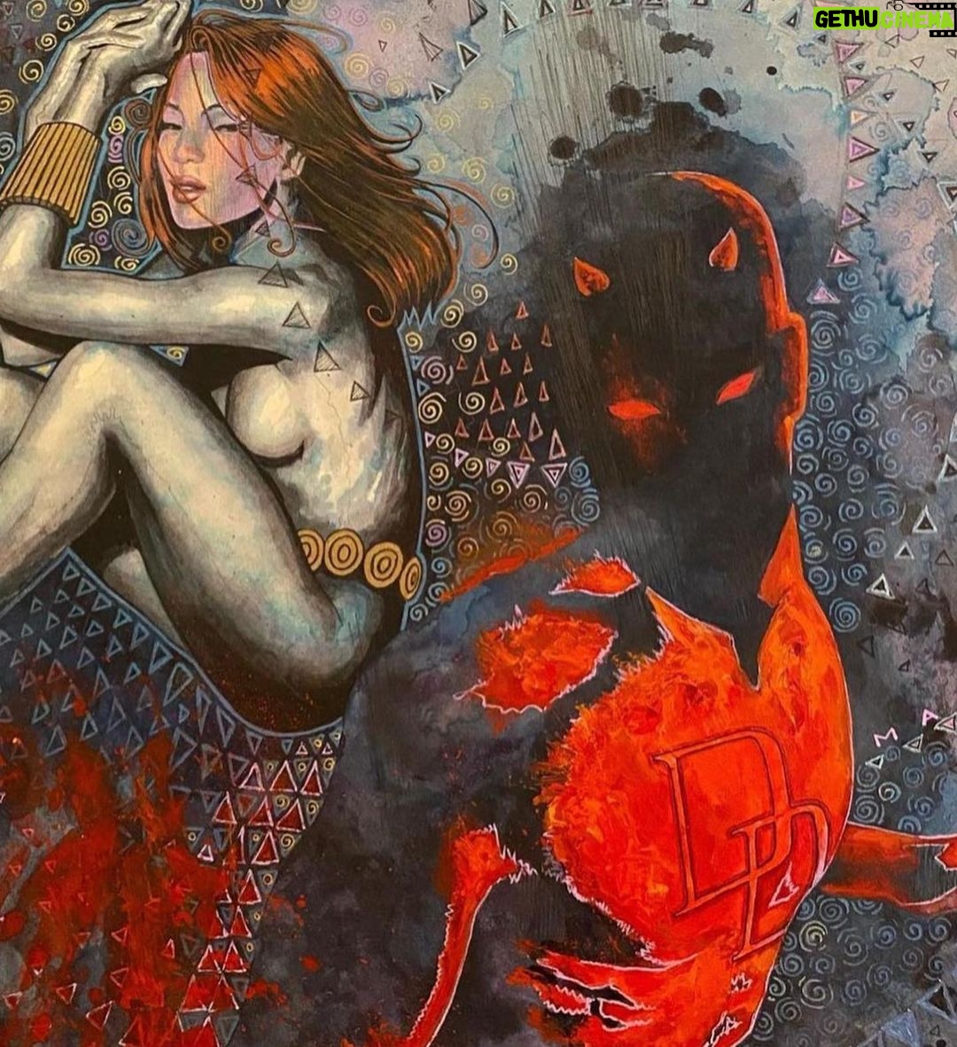 David Mack Instagram - #1 Of GREATEST DAREDEVIL RUNS of ALL TIME?! Did I somehow appear in the #1 spot? With @BrianMBendis? Crazy. But big props to my dear friend Brian Bendis for us being able to collaborate on a story that is worthy of our friendship. & Props to my favorite runs of @frankmillerofficial / @kjansonnyc & Miller/Mazzuchelli. & Thanks to Quesada & Palmiotti for their work & for hiring me to write Daredevil. Please make sure to order THE MARVEL ART OF DAVID MACK @clover_press for a collection of my #Daredevil covers & interior work & more! The 10 Greatest Daredevil Comic Book Runs of All Time, Ranked I'm a guest at @fanexposf San Francisco #Thanksgiving weekend! #SanFrancisco Fri-Sun #MusconeCenter Nov. 24-26 *Signing in JAPAN Dec at @BraveAndBold & @TokyoComicCon *Signing in #Hawaii Jan 6 & 7 at @HawaiiPopCon I will have a LIMITED amount of books at my table! & Prints & ORIGINAL ART! PRINTS! #princessmononoke 🤩 & Original Art at @KirbysComicArt (LINK in my BIO!) Thank you so much for the #Birthday wishes! & kind & thoughtful messages! If you haven't heard, the character ECHO I created when I was writing #Daredevil, has her own show! Played by #AlaquaCox @AlaquaCox with #Vincentdonofrio @VincentDonofrio My creation of MARVEL Studios #ECHO JANUARY on Disney+ Thanks all of you who have supported my books & work over the years! Thanks for the AMAZING orders on THE MARVEL ART OF DAVID MACK book! 200 + pages of my art at MARVEL! Include ECHO, Daredevil, my art on the Winter Soldier Film Titles, Jessica Jones opening titles & more! Can still order it at LINK in my BIO @clover_press Can you believe it's 25 years since I first created ECHO on my first work at MARVEL as WRITER for #Daredevil? And 30 years since my first KABUKI story! (Which is what got me the offer to start writing Daredevil at Marvel. All my KABUKI books at @DarkHorseComics. Including our creator-owned series called COVER with @brianmbendis , inspired by my overseas work for the US State Dept. Updates on KABUKI soon! My ART & PRINTS @KirbysComicArt LINK in my BIO