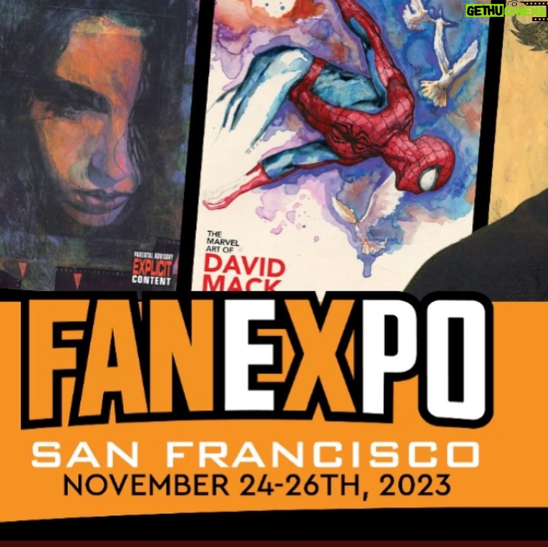 David Mack Instagram - I'm a guest at @fanexposf San Francisco #Thanksgiving weekend! #SanFrancisco Fri-Sun #MusconeCenter Nov. 24-26 *I'm signing at Ninja Exchange #SanDiego Nov. 18 & 19. With @jimLee & #SystemOfaDown @johndolmayan_ @TorpedoComics @Thatspidermanbooth EXCLUSIVE PRINTS available! @NinjaFunk *Signing in JAPAN Dec at @BraveAndBold & @TokyoComicCon *Signing in #Hawaii Jan 6 & 7 at @HawaiiPopCon I will have a LIMITED amount of books at my table! & Prints & ORIGINAL ART! PRINTS! #princessmononoke 🤩 & Original Art at @KirbysComicArt (LINK in my BIO!) Thank you so much for the #Birthday wishes! & kind & thoughtful messages! If you haven't heard, the character ECHO I created when I was writing #Daredevil, has her own show! Played by #AlaquaCox @AlaquaCox with #Vincentdonofrio @VincentDonofrio My creation of MARVEL Studios #ECHO JANUARY on Disney+ Thanks all of you who have supported my books & work over the years! Thanks for the AMAZING orders on THE MARVEL ART OF DAVID MACK book! 200 + pages of my art at MARVEL! Include ECHO, Daredevil, my art on the Winter Soldier Film Titles, Jessica Jones opening titles & more! Can still order it at LINK in my BIO @clover_press Can you believe it's 25 years since I first created ECHO on my first work at MARVEL as WRITER for #Daredevil? And 30 years since my first KABUKI story! (Which is what got me the offer to start writing Daredevil at Marvel. All my KABUKI books at @DarkHorseComics. Including our creator-owned series called COVER with @brianmbendis , inspired by my overseas work for the US State Dept. Updates on KABUKI soon! My ART & PRINTS @KirbysComicArt LINK in my BIO