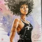 David Mack Instagram - Today is #NeilGaiman's birthday. Sending him best wishes. @neilhimself I've very much enjoyed/enjoying working on covers to his #NorseMythololgy & #AmericanGods & #Sandman series. & contributing to these prints & more that you can order here: Neverwear.net I'm happy to say that I'm currently working on a new #NeilGaiman series! It will be announced soon. What is your favorite Neil Gaiman work? Or the one that you started with? I started with the Graphic Novels: Signal to Noise & Violent Cases, which I love. Thank you to Neil's VP @catmihos for making my #Gaiman art available at prints to you here: Neverwear.net And for international orders, find my #Sandman PRINTS at @KirbysComicArt LINK in my BIO. If you haven't heard, the character ECHO I created when I was writing #Daredevil, has her own show! Played by #AlaquaCox @AlaquaCox with #Vincentdonofrio @VincentDonofrio My creation of MARVEL Studios #ECHO JANUARY on Disney+ Thanks all of you who have supported my books & work over the years! *I'm a guest at @fanexposf San Francisco #Thanksgiving weekend! #SanFrancisco Fri-Sun #MusconeCenter Nov. 24-26 *I'm signing at Ninja Exchange #SanDiego Nov. 18 & 19. With @jimLee & #System of a down @johndolmayan_ @TorpedoComics @Thatspidermanbooth *Signing in JAPAN Dec 2&3 at @BraveAndBold & @TokyoComicCon *Signing in #Hawaii Jan 6 & 7 at @HawaiiPopCon I will have a LIMITED amount of books at my table! & Prints & ORIGINAL ART! PRINTS! #princessmononoke 🤩 & Original Art at @KirbysComicArt (LINK in my BIO!) Thank you so much for the #Birthday wishes! & kind & thoughtful messages! I'm so grateful! My ART & PRINTS @KirbysComicArt LINK in my BIO