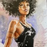 David Mack Instagram - Thanks for the LOVE at the signings! You can find me in the PORTLAND area signing this Wed 4-6 at @TFAW by @darkhorsecomics building! My new cover of @StanSakai's #UsagoYojimo out Wednesday! And because you ASKED for it! New #PrincessMononoke PRINTS from @kirbyscomicart here: https://kirbyscomicartshop.com/collections/david-mack?page=1&fbclid=IwAR3pYNaZp7jIltVHJP8ar9F4RUqohBQXtgJUphdMu2AooaPr_TtrB2IH9T8 The original art sold, but please order the limited edition prints while they are available! Modeled by @comicKairi! LINK in my BIO The first of my line of prints of this series! See you at: @NY_Comic_Con in Oct. #Sanfrancisco Expo in Nov. Japan in Dec: @TokyoComicCon & @braveandboldart #Hawaii in January! A pic from last night With @Oeming @BRIANMBENDIS & London Bendis. See you at my @TFAW #portland signing Wednesday 4-6pm @DarkHorseComics I will have my ORIGINAL ART available! & my NEIL GAIMAN #Sandman PRINTS! From @Catmihos