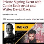 David Mack Instagram - Thanks for the LOVE at the signings! You can find me in the PORTLAND area signing this Wed 4-6 at @TFAW by @darkhorsecomics building! My new cover of @StanSakai's #UsagoYojimo out Wednesday! And because you ASKED for it! New #PrincessMononoke PRINTS from @kirbyscomicart here: https://kirbyscomicartshop.com/collections/david-mack?page=1&fbclid=IwAR3pYNaZp7jIltVHJP8ar9F4RUqohBQXtgJUphdMu2AooaPr_TtrB2IH9T8 The original art sold, but please order the limited edition prints while they are available! Modeled by @comicKairi! LINK in my BIO The first of my line of prints of this series! See you at: @NY_Comic_Con in Oct. #Sanfrancisco Expo in Nov. Japan in Dec: @TokyoComicCon & @braveandboldart #Hawaii in January! A pic from last night With @Oeming @BRIANMBENDIS & London Bendis. See you at my @TFAW #portland signing Wednesday 4-6pm @DarkHorseComics I will have my ORIGINAL ART available! & my NEIL GAIMAN #Sandman PRINTS! From @Catmihos