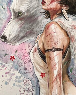 David Mack Instagram - #PrincessMononoke
I'll be signing at 2 #Japan events in December!
@TokyoComicCon & @braveandboldart

See you at @RoseCityCC this week!
With @BrianmBendis & @oeming 
Thanks to @ComicKairi as #Mononoke model~

@NY_Comic_Coni n Oct.
#Sanfrancisco Expo in Nov.
#Hawaii in January!

Thanks for the AMAZING orders on THE MARVEL ART OF DAVID MACK book!
Can still order it at LINK in my BIO
@clover_press 

Find prints & originals of my work at @KirbysComicArt

& if you want CGC signings of my work but can't make it to a convention, @cgcsignatureseries is offering my Signature & REMARQUES on books now through Sept 29.  @cgccomics 

My creation of MARVEL Studios #ECHO JANUARY on Disney+ 
Thanks all of you who have supported my books & work over the years!

Can you believe it's 25 years since I first created ECHO on my first work at MARVEL as WRITER for #Daredevil?
And 30 years since my first KABUKI story! (Which is what got me the offer to start writing Daredevil at Marvel.

All my KABUKI books at @DarkHorseComics.
Including our creator-owned series called COVER with @brianmbendis , inspired by my overseas work for the US State Dept.
Updates on KABUKI soon!