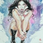 David Mack Instagram - Thanks for the incredible time at @baltimorecomics! See you at @RoseCityCC this month! @NY_Comic_Coni n Oct. #Sanfrancisco Expo in Nov. Japan in Dec: @TokyoComicCon & @braveandboldart #Hawaii in January! Thanks for the AMAZING orders on THE MARVEL ART OF DAVID MACK book! Can still order it at LINK in my BIO @clover_press Find prints & originals of my work at @KirbysComicArt & if you want CGC signings of my work but can't make it to a convention, @cgcsignatureseries is offering my Signature & REMARQUES on books now through Sept 29. @cgccomics My creation of MARVEL Studios #ECHO JANUARY on Disney+ Thanks all of you who have supported my books & work over the years! Can you believe it's 25 years since I first created ECHO on my first work at MARVEL as WRITER for #Daredevil? And 30 years since my first KABUKI story! (Which is what got me the offer to start writing Daredevil at Marvel. All my KABUKI books at @DarkHorseComics. Including our creator-owned series called COVER with @brianmbendis , inspired by my overseas work for the US State Dept. Updates on KABUKI soon!