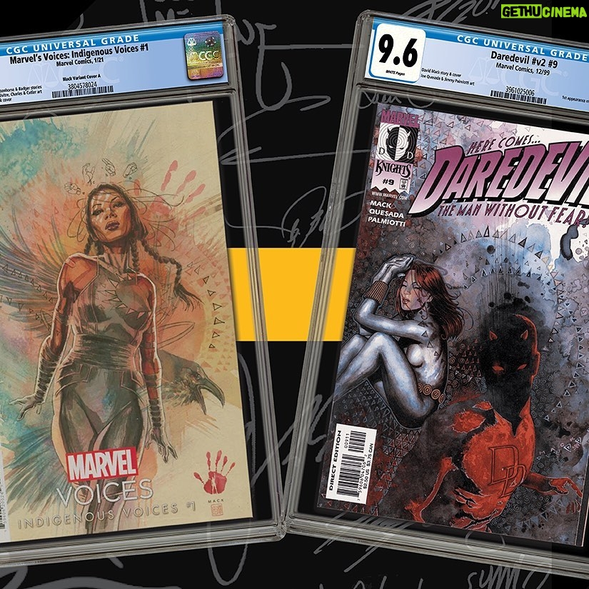 David Mack Instagram - You still have time to send books in for the @davidmackkabuki @cgcsignatureseries signing! If you want to get a signature or Remarque on your comics, you’ll need to have them in by Friday, September 29. Having trouble deciding what to submit? Swipe through and check out his art for some inspiration! Grab more info with the link in our bio! ✍️ #CGC #CGCComics #ComicBooks #Comics #SignatureSeries #Grading #CGCGrading #IGComicFamily #ComicCollecting #Graded #WhitePages #Mint #Marvel #SignatureSeries #DCComics