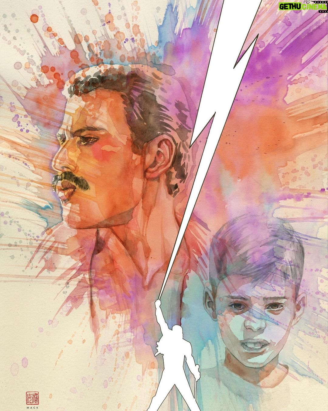 David Mack Instagram - It's #FreddieMercury #Birthday! My prints of #Mercury at @gallerynucleus here: https://www.gallerynucleus.com/artists/david_mack?category=prints & you can order my cover to the new #Freddie #GraphicNovel. @z2comics Thanks for the incredible love at @dragoncon ATLANTA! A record-breaking show! I will be SIGNING at: @baltimorecomiccon ! THIS WEEK! @RoseCityCC! PORTLAND @nycomiccon NEW YORK #SanFrancisco Expo! SF BAY AREA @collectors_paradise @braveandboldart TOKYO JAPAN @TokyoComicCon #Japan! Thanks for the incredible orders on THE MARVEL ART OF DAVID MACK book! Can still order it at LINK in my BIO @clover_press Find prints & originals of my work at @KirbysComicArt & if you want CGC signings of my work but can't make it to a convention, @cgcsignatureseries is offering my Signature & REMARQUES on books now through Sept 29. @cgccomics My creation of MARVEL Studios #ECHO JANUARY on Disney+ Thanks all of you who have supported my books & work over the years! Can you believe it's 25 years since I first created ECHO on my first work at MARVEL as WRITER for #Daredevil? And 30 years since my first KABUKI story! (Which is what got me the offer to start writing Daredevil at Marvel. All my KABUKI books at @DarkHorseComics. Including our creator-owned series called COVER with @brianmbendis , inspired by my overseas work for the US State Dept. Updates on KABUKI soon!