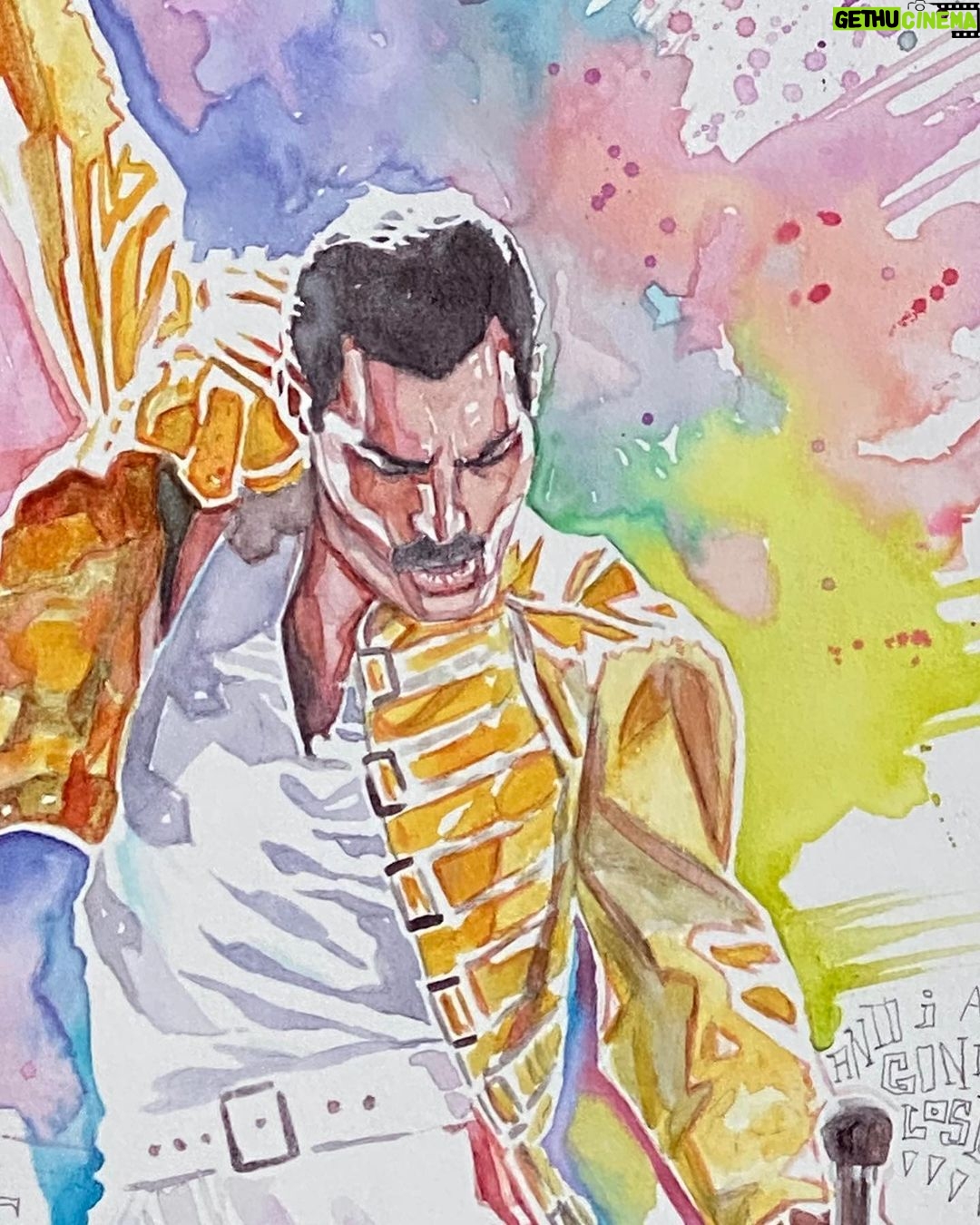 David Mack Instagram - It's #FreddieMercury #Birthday! My prints of #Mercury at @gallerynucleus here: https://www.gallerynucleus.com/artists/david_mack?category=prints & you can order my cover to the new #Freddie #GraphicNovel. @z2comics Thanks for the incredible love at @dragoncon ATLANTA! A record-breaking show! I will be SIGNING at: @baltimorecomiccon ! THIS WEEK! @RoseCityCC! PORTLAND @nycomiccon NEW YORK #SanFrancisco Expo! SF BAY AREA @collectors_paradise @braveandboldart TOKYO JAPAN @TokyoComicCon #Japan! Thanks for the incredible orders on THE MARVEL ART OF DAVID MACK book! Can still order it at LINK in my BIO @clover_press Find prints & originals of my work at @KirbysComicArt & if you want CGC signings of my work but can't make it to a convention, @cgcsignatureseries is offering my Signature & REMARQUES on books now through Sept 29. @cgccomics My creation of MARVEL Studios #ECHO JANUARY on Disney+ Thanks all of you who have supported my books & work over the years! Can you believe it's 25 years since I first created ECHO on my first work at MARVEL as WRITER for #Daredevil? And 30 years since my first KABUKI story! (Which is what got me the offer to start writing Daredevil at Marvel. All my KABUKI books at @DarkHorseComics. Including our creator-owned series called COVER with @brianmbendis , inspired by my overseas work for the US State Dept. Updates on KABUKI soon!