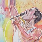 David Mack Instagram - It's #FreddieMercury #Birthday! My prints of #Mercury at @gallerynucleus here: https://www.gallerynucleus.com/artists/david_mack?category=prints & you can order my cover to the new #Freddie #GraphicNovel. @z2comics Thanks for the incredible love at @dragoncon ATLANTA! A record-breaking show! I will be SIGNING at: @baltimorecomiccon ! THIS WEEK! @RoseCityCC! PORTLAND @nycomiccon NEW YORK #SanFrancisco Expo! SF BAY AREA @collectors_paradise @braveandboldart TOKYO JAPAN @TokyoComicCon #Japan! Thanks for the incredible orders on THE MARVEL ART OF DAVID MACK book! Can still order it at LINK in my BIO @clover_press Find prints & originals of my work at @KirbysComicArt & if you want CGC signings of my work but can't make it to a convention, @cgcsignatureseries is offering my Signature & REMARQUES on books now through Sept 29. @cgccomics My creation of MARVEL Studios #ECHO JANUARY on Disney+ Thanks all of you who have supported my books & work over the years! Can you believe it's 25 years since I first created ECHO on my first work at MARVEL as WRITER for #Daredevil? And 30 years since my first KABUKI story! (Which is what got me the offer to start writing Daredevil at Marvel. All my KABUKI books at @DarkHorseComics. Including our creator-owned series called COVER with @brianmbendis , inspired by my overseas work for the US State Dept. Updates on KABUKI soon!