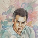 David Mack Instagram - Happy Birthday #JackKirby! #JackKingKirby You may remember scenes in our creator-owned book called: #COVER on #Kirby. @BrianMBendis I've been hanging up my own collection of original KIRBY art this past year to brighten the days. My #Watercolor of the #King. I will be SIGNING at: @dragoncon ATLANTA @baltimorecomiccon ! BALTIMORE @RoseCityCC! PORTLAND @nycomiccon NEW YORK #SanFrancisco Expo! SF BAY AREA @braveandboldart TOKYO JAPAN @TokyoComicCon #Japan! Thanks for the incredible orders on THE MARVEL ART OF DAVID MACK book! Can still order it at LINK in my BIO @clover_press Find prints & originals of my work at @KirbysComicArt & if you want CGC signings of my work but can't make it to a convention, @cgcsignatureseries is offering my Signature & REMARQUES on books now through Sept 29. My creation of MARVEL Studios #ECHO Nov 29 on Disney+ Thanks all of you who have supported my books & work over the years! 2d