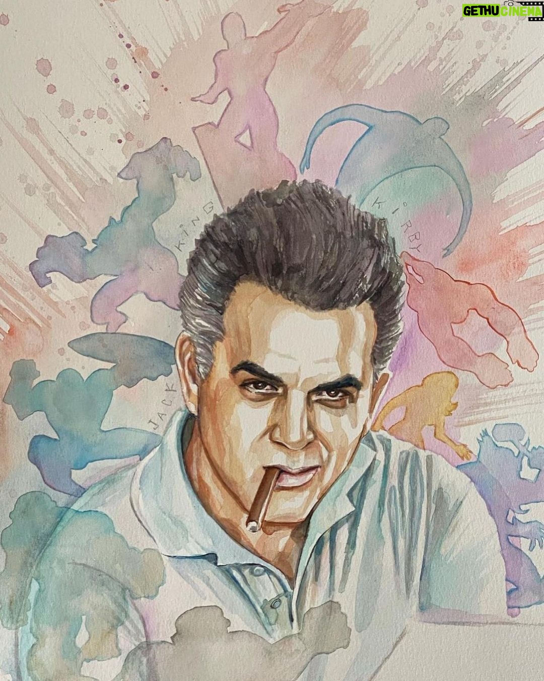 David Mack Instagram - Happy Birthday #JackKirby! #JackKingKirby You may remember scenes in our creator-owned book called: #COVER on #Kirby. @BrianMBendis I've been hanging up my own collection of original KIRBY art this past year to brighten the days. My #Watercolor of the #King. I will be SIGNING at: @dragoncon ATLANTA @baltimorecomiccon ! BALTIMORE @RoseCityCC! PORTLAND @nycomiccon NEW YORK #SanFrancisco Expo! SF BAY AREA @braveandboldart TOKYO JAPAN @TokyoComicCon #Japan! Thanks for the incredible orders on THE MARVEL ART OF DAVID MACK book! Can still order it at LINK in my BIO @clover_press Find prints & originals of my work at @KirbysComicArt & if you want CGC signings of my work but can't make it to a convention, @cgcsignatureseries is offering my Signature & REMARQUES on books now through Sept 29. My creation of MARVEL Studios #ECHO Nov 29 on Disney+ Thanks all of you who have supported my books & work over the years! 2d