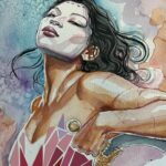 David Mack Instagram - Sharing a new work in progress. It mayyyyy be an upcoming cover for KABUKI 30th anniversary... Watercolor. Mixed media. Modeled by @comickairi. All my KABUKI books at @DarkHorseComics. Including our creator-owned series called COVER with @BrianMbendis, inspired by my overseas work for the US State Dept. Can you believe it's 30 years since I created the first KABUKI books, & 25 years since my first work for #Daredevil, & creating #ECHO?! Updates on KABUKI soon! I will be SIGNING at: @dragoncon ATLANTA @baltimorecomiccon ! BALTIMORE @RoseCityCC! PORTLAND @nycomiccon NEW YORK #SanFrancisco Expo! SF BAY AREA @braveandboldart TOKYO JAPAN @TokyoComicCon #Japan! Thanks for the incredible orders on THE MARVEL ART OF DAVID MACK book! Can still order it at LINK in my BIO @clover_press Find prints & originals of my work at @KirbysComicArt & if you want CGC signings of my work but can't make it to a convention, @cgcsignatureseries is offering my Signature & REMARQUES on books now through Sept 29. My creation of MARVEL Studios #ECHO Nov 29 on Disney+ Thanks all of you who have supported my books & work over the years!