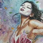 David Mack Instagram - Sharing a new work in progress. It mayyyyy be an upcoming cover for KABUKI 30th anniversary... Watercolor. Mixed media. Modeled by @comickairi. All my KABUKI books at @DarkHorseComics. Including our creator-owned series called COVER with @BrianMbendis, inspired by my overseas work for the US State Dept. Can you believe it's 30 years since I created the first KABUKI books, & 25 years since my first work for #Daredevil, & creating #ECHO?! Updates on KABUKI soon! I will be SIGNING at: @dragoncon ATLANTA @baltimorecomiccon ! BALTIMORE @RoseCityCC! PORTLAND @nycomiccon NEW YORK #SanFrancisco Expo! SF BAY AREA @braveandboldart TOKYO JAPAN @TokyoComicCon #Japan! Thanks for the incredible orders on THE MARVEL ART OF DAVID MACK book! Can still order it at LINK in my BIO @clover_press Find prints & originals of my work at @KirbysComicArt & if you want CGC signings of my work but can't make it to a convention, @cgcsignatureseries is offering my Signature & REMARQUES on books now through Sept 29. My creation of MARVEL Studios #ECHO Nov 29 on Disney+ Thanks all of you who have supported my books & work over the years!