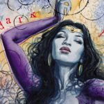 David Mack Instagram - My cover to #DARKLING from @ArchieComics! @pellertweeto @sarahkuhn @CarolaBorelli @elliewrightart @MLSanapo @Vincredible_23 @Jamitha @jesse_ Thanks to @ComicKairi for modeling. Original art available! Art & prints of my work at @KirbysComicArt My #NeilGaiman PRINTS at Neverwear.net to raise funds to help the people of #MAUI #Hawaii! 20% off everything (now to Aug 24) No code needed AND proceeds to help #MAUI! It will automatically discount when you check out. For Any & ALL of my #SANDMAN & Neil Gaiman PRINTS there. We appreciate you so much! Thanks to @CatMihos & @NeilHimself @OtherRealmsLTD - (Comic Shop in Hawaii) has a Maui benefit event this Sat Aug 19 I'm contributing art & prints to! (https://other-realms.com/) I am donating art & signed prints to raise funds to help the people of #MAUI #Hawaii. At the Other Realms Ltd - The Comic & Game Specialist fundraiser event this Sat Aug 19. 100% of the money collected will go to MAUI aid. I will be SIGNING at: @dragoncon ATLANTA @baltimorecomiccon ! BALTIMORE @RoseCityCC! PORTLAND @nycomiccon NEW YORK #SanFrancisco Expo! SF BAY AREA @braveandboldart TOKYO JAPAN @TokyoComicCon #Japan! Thanks for the incredible orders on THE MARVEL ART OF DAVID MACK book! Can still order it at LINK in my BIO @clover_press Find prints & originals of my work at @KirbysComicArt