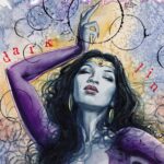 David Mack Instagram - My cover to #DARKLING from @ArchieComics! @pellertweeto @sarahkuhn @CarolaBorelli @elliewrightart @MLSanapo @Vincredible_23 @Jamitha @jesse_ Thanks to @ComicKairi for modeling. Original art available! Art & prints of my work at @KirbysComicArt My #NeilGaiman PRINTS at Neverwear.net to raise funds to help the people of #MAUI #Hawaii! 20% off everything (now to Aug 24) No code needed AND proceeds to help #MAUI! It will automatically discount when you check out. For Any & ALL of my #SANDMAN & Neil Gaiman PRINTS there. We appreciate you so much! Thanks to @CatMihos & @NeilHimself @OtherRealmsLTD - (Comic Shop in Hawaii) has a Maui benefit event this Sat Aug 19 I'm contributing art & prints to! (https://other-realms.com/) I am donating art & signed prints to raise funds to help the people of #MAUI #Hawaii. At the Other Realms Ltd - The Comic & Game Specialist fundraiser event this Sat Aug 19. 100% of the money collected will go to MAUI aid. I will be SIGNING at: @dragoncon ATLANTA @baltimorecomiccon ! BALTIMORE @RoseCityCC! PORTLAND @nycomiccon NEW YORK #SanFrancisco Expo! SF BAY AREA @braveandboldart TOKYO JAPAN @TokyoComicCon #Japan! Thanks for the incredible orders on THE MARVEL ART OF DAVID MACK book! Can still order it at LINK in my BIO @clover_press Find prints & originals of my work at @KirbysComicArt