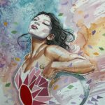 David Mack Instagram - Sharing a new work in progress. It mayyyyy be an upcoming cover for KABUKI 30th anniversary... Watercolor. Mixed media. Modeled by @comickairi. All my KABUKI books at @DarkHorseComics. Including our creator-owned series called COVER with @BrianMbendis, inspired by my overseas work for the US State Dept. Can you believe it's 30 years since I created the first KABUKI books, & 25 years since my first work for #Daredevil, & creating #ECHO?! Updates on KABUKI soon! I will be SIGNING at: @dragoncon ATLANTA @baltimorecomiccon ! BALTIMORE @RoseCityCC! PORTLAND @nycomiccon NEW YORK #SanFrancisco Expo! SF BAY AREA @braveandboldart TOKYO JAPAN @TokyoComicCon #Japan! Thanks for the incredible orders on THE MARVEL ART OF DAVID MACK book! Can still order it at LINK in my BIO @clover_press Find prints & originals of my work at @KirbysComicArt & if you want CGC signings of my work but can't make it to a convention, @cgcsignatureseries is offering my Signature & REMARQUES on books now through Sept 29. My creation of MARVEL Studios #ECHO Nov 29 on Disney+ Thanks all of you who have supported my books & work over the years!