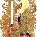 David Mack Instagram - #Magik. New art in THE MARVEL ART OF DAVID MACK I am donating art & signed prints to raise funds to help the people of #MAUI #Hawaii. At the @otherrealmsltd fundraiser event this Sat Aug 19. (info at pic included here & on their pg.) I will be SIGNING at: @dragoncon ATLANTA @baltimorecomiccon ! BALTIMORE @RoseCityCC! PORTLAND @nycomiccon NEW YORK #SanFrancisco Expo! SF BAY AREA @braveandboldart TOKYO JAPAN @TokyoComicCon #Japan! Thanks for the incredible orders on THE MARVEL ART OF DAVID MACK book! Can still order it at LINK in my BIO @clover_press Find prints & originals of my work at @KirbysComicArt & if you want CGC signings of my work but can't make it to a convention, @cgcsignatureseries is offering my Signature & REMARQUES on books now through Sept 29. My creation of MARVEL Studios #ECHO Nov 29 on Disney+ Thanks all of you who have supported my books & work over the years!
